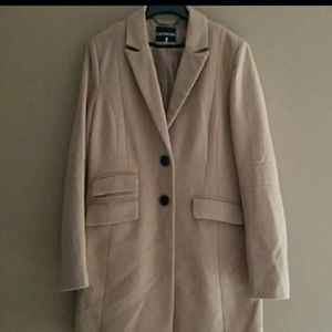 Express Wool Blend Peacoat